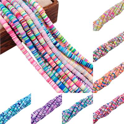 DIY For Necklace Bracelet Jewelry Making Pendant 13 Colors Mixed Style Loose Multicolor Rainbow Soft Clay Beads Handmade Material