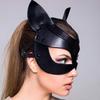 Role-playing Clubwear PU Leather Masquerade Cosplay Costume Accessories Party Mask Catwomen Mask