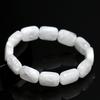 Hongchu Crystal Natural White Phantom Quartz Bracelet White Snowflake Ghost Bracelet