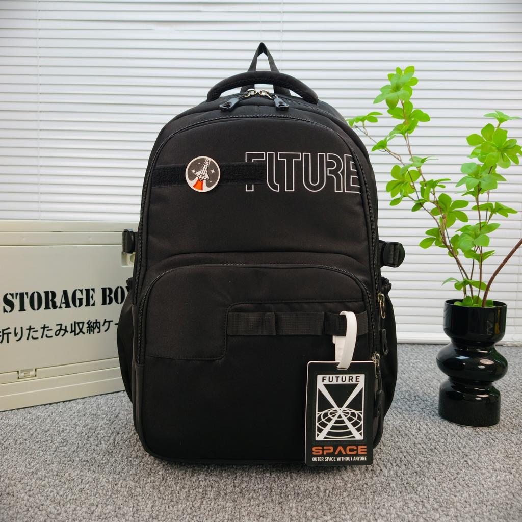Schoolbag Japanese Ins Large Capacity Campus Fashion Lightweight Versatile School Bag Male Travel Junior High School Student Backpack