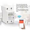 Single-Phase Din Rail Wifi Intelligent Energy Meter Power Consumption Kwh Meter Wattmeter Support SmartlifeCelsius  App Control Compatible with  