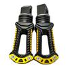 Upgraded Motorcycle Rear Foot Pegs Anti Slip Surfaces High Strength Aluminum Footrests for Enhanced Riding Experience