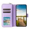 For Samsung Galaxy A17 5G/A17 4G/A26 5G Case 9 Card Slots Zipper Pocket PU Leather Phone Cover with Wrist Strap