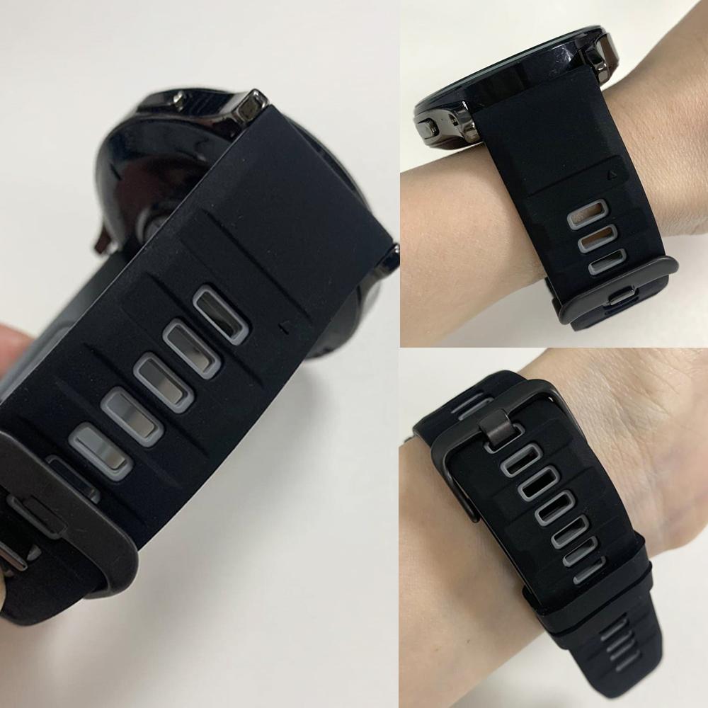 22mm silikonový řemínek na zápěstí pro Polar Grit X2/X Pro Titanový náramek pro Polar Vantage X2 Pro V3 M M2 M3 Smartwatch Řemínky Příslušenství