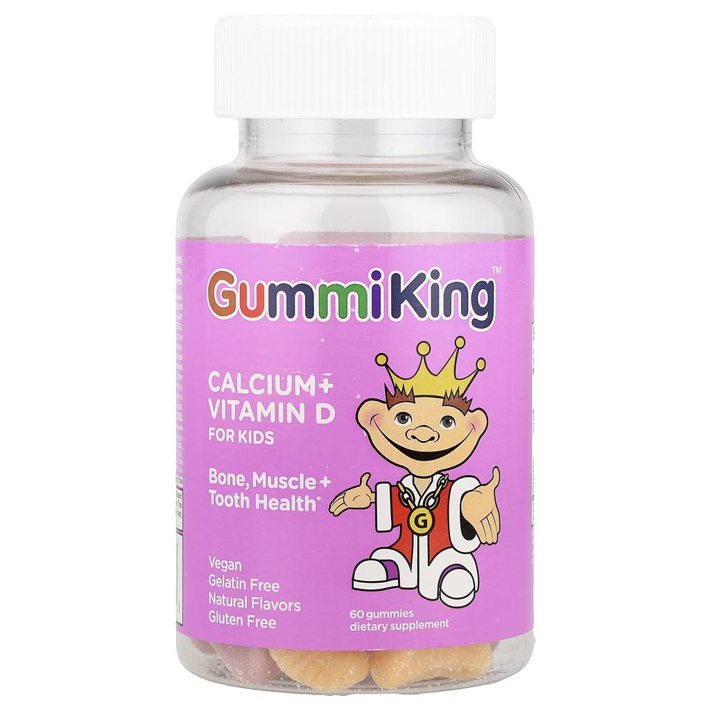 Calcium + Vitamin D for Children, 60 Gummies