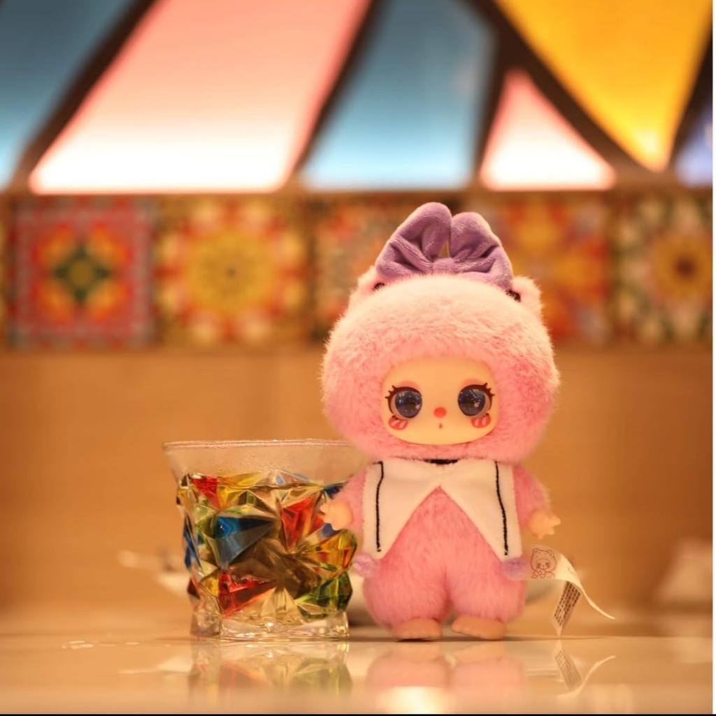 TRRCEPOS 3rd Honeyland Enchantment Series Authentic Lovebu Keychain Fluffy Curly Hair Interchangeable Bow Macaron Colors Bag Blind Box Specifications