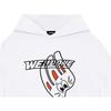We11done Ss22 Logo Cartoon Pattern Hoodie Unisex hoodies White WD-TH1-22-585-U-WH