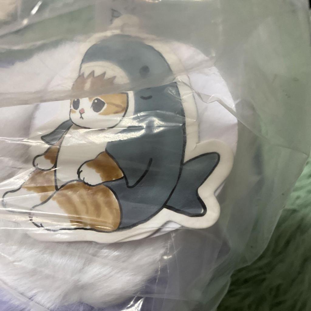 [USED] Taiwan Mofu Sand Teddy Bear Nyan Plush Toy