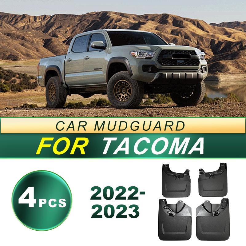 

Аксессуары брызговики из мягкой резины для Toyota Tacoma (2022-2023 гг.)