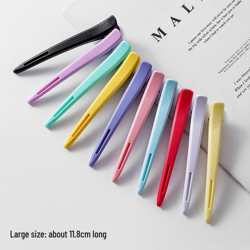 

Seamless Duckbill Hair Clips for Partitioning, Styling, and Dyeing Hair