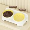 Raised Cat Bowl Spill Proof Non-Slip Pet Feeding Station Dog Food Bowls Elevated Cat Dish For Feeding Kitten Puppy Small Medium