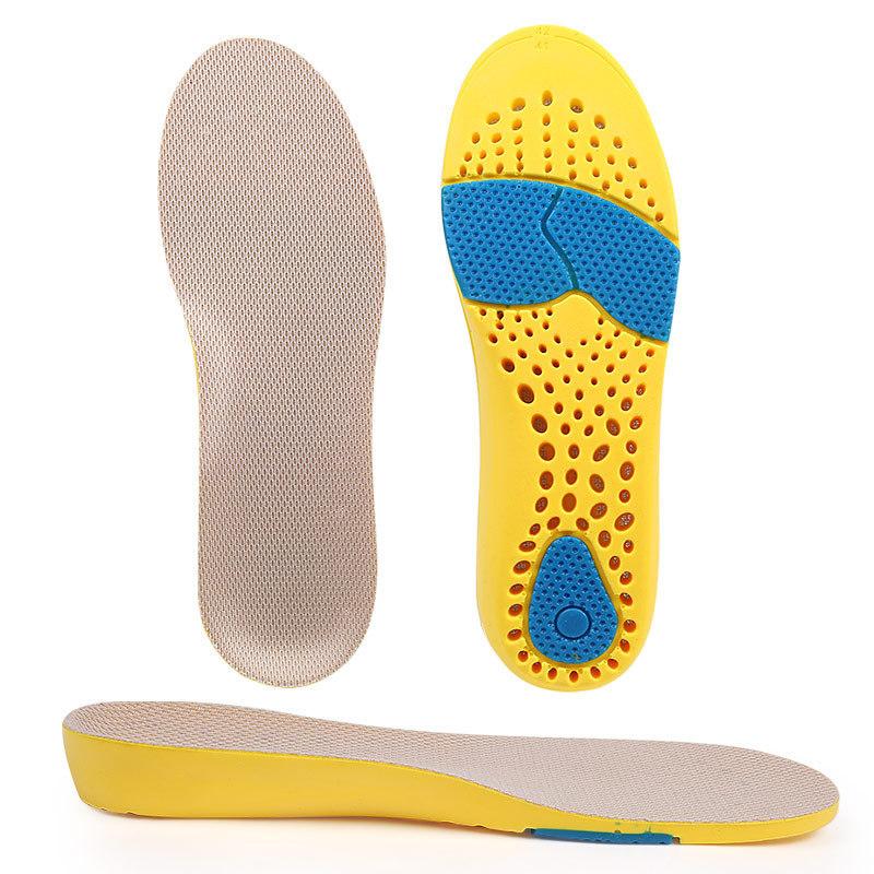 Men's Sports Shock Absorption Breathable Basketball Running Military Training Soft Sole Insole Women's Soft Sports Insole