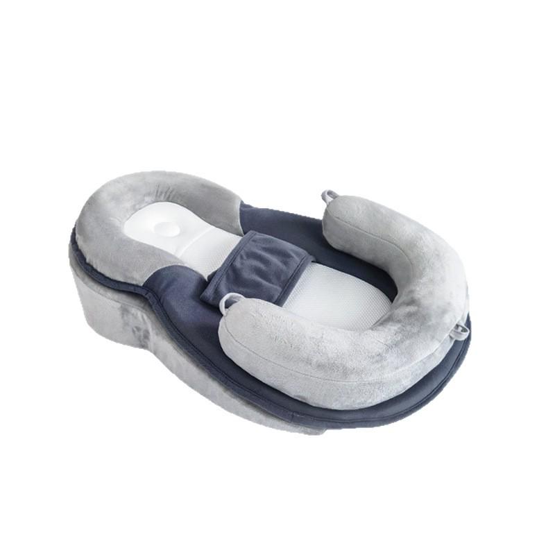Incline Baby Recliner Pillow: Anti-Spit-Up, Plagiocephaly Correction, Adjustable Newborn Nursing Pillow.