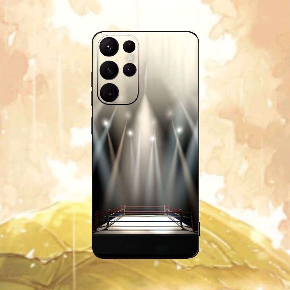 Cool Boxing Sport Phone Case For Samsung S25,S24,S21,S22,S23,S30,Ultra,S20,Plus,Fe,Lite Black Shell