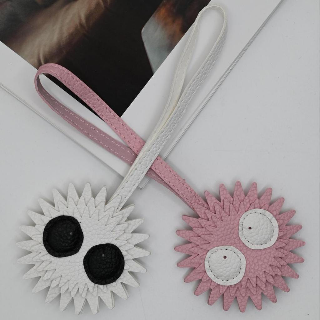 Black Briquettes Hand-made Microfiber Key Bag Pendant Gift Personality Simple Female Fashion Ugly Small Briquettes