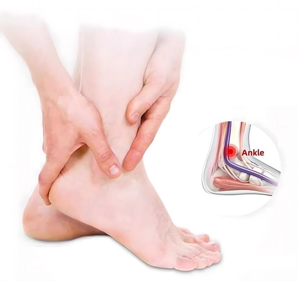 3 Vibration Modes Ankle Massager Electric Heat And Vibration Electric Hot Compress Massage