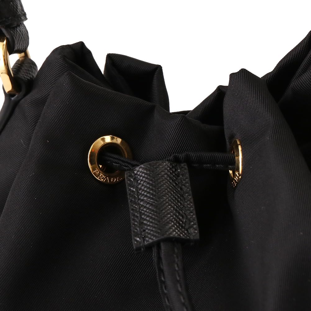 PRADA Bag 1BH038 RV44 UOO Nero Vera Re Nylon Triangle Logo Bucket Bag [Prada] (Shoulder Bag) Women's [Brand] [Item]