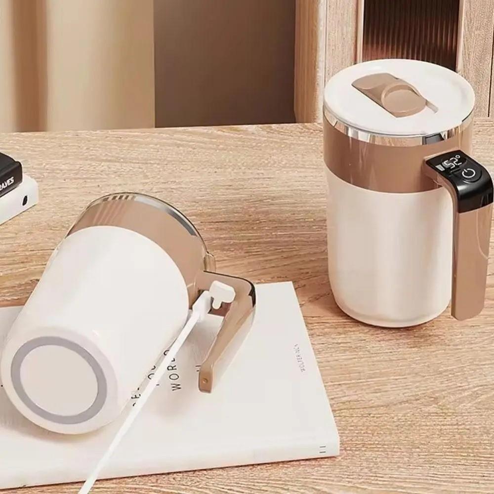 Rechargeable Automatic Stirring Cup Magnetic Stirring Heating Mixer Cup  Travel