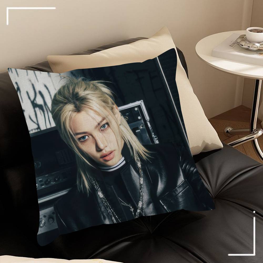 Regali Cuscini Arredamento Ufficio Casa Camera da Letto Divano Cuscino Auto Copricuscino 45x45cm Idol Cool F-Felixse cantante