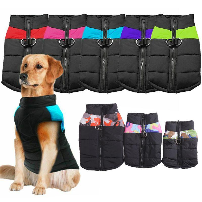 Pet Clothing Apparel Vest Winter Down Coat Jacket Dog Puppy Warm Large Clothes
