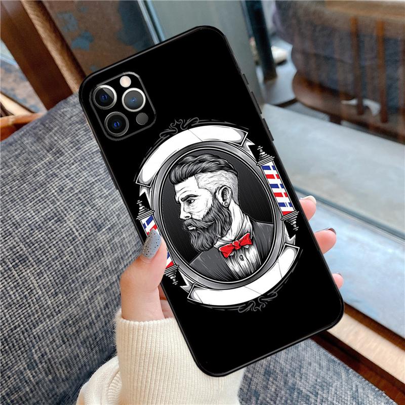 Barber Hair Stylist Phone Case For iPhone 16 15 14 12 11 13 Pro Max 12 13 mini XR 15 16 Plus 16e Cover Shell