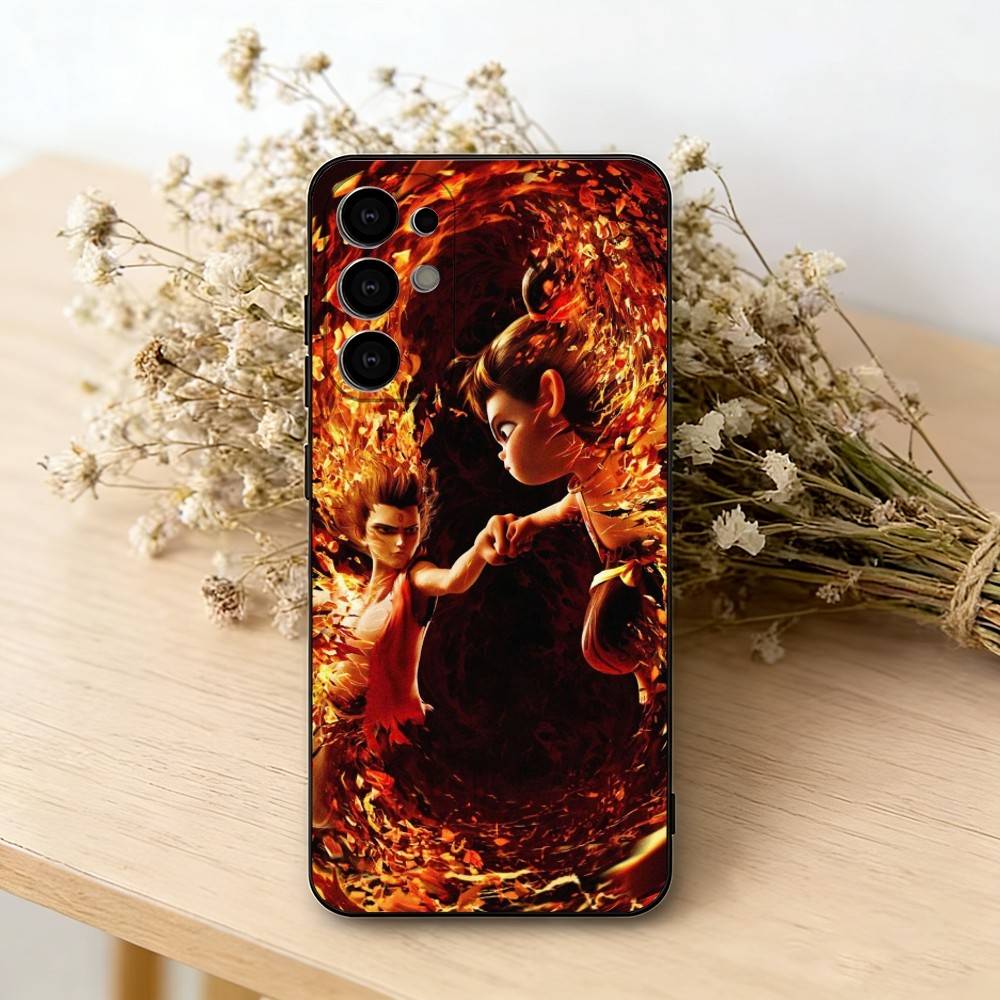 

Chinese Mythology Na Zha Phone Case Black Silicone Soft For Samsung S25,S24,S21,S22,S23,S30,Ultra,S20,Plus,Fe,Lite Samsung S25ULTRA