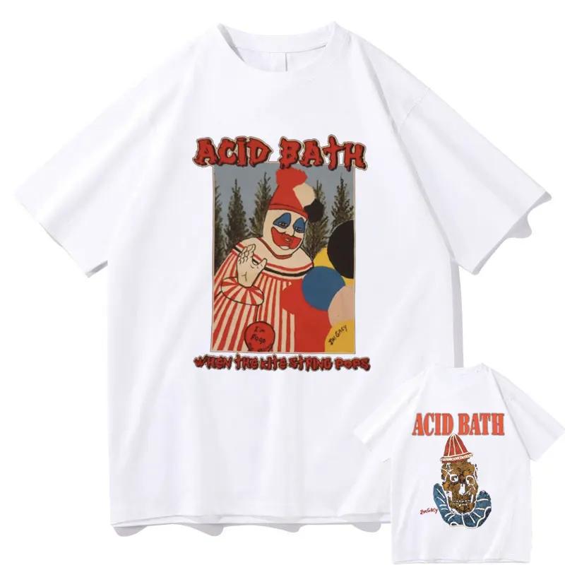 

Футболки Acid Bath When The Kite String Pops Album Fashion Men Women Short Sleeve Casual Cotton Streetwear Harajuku Unisex Tops XXXXXL