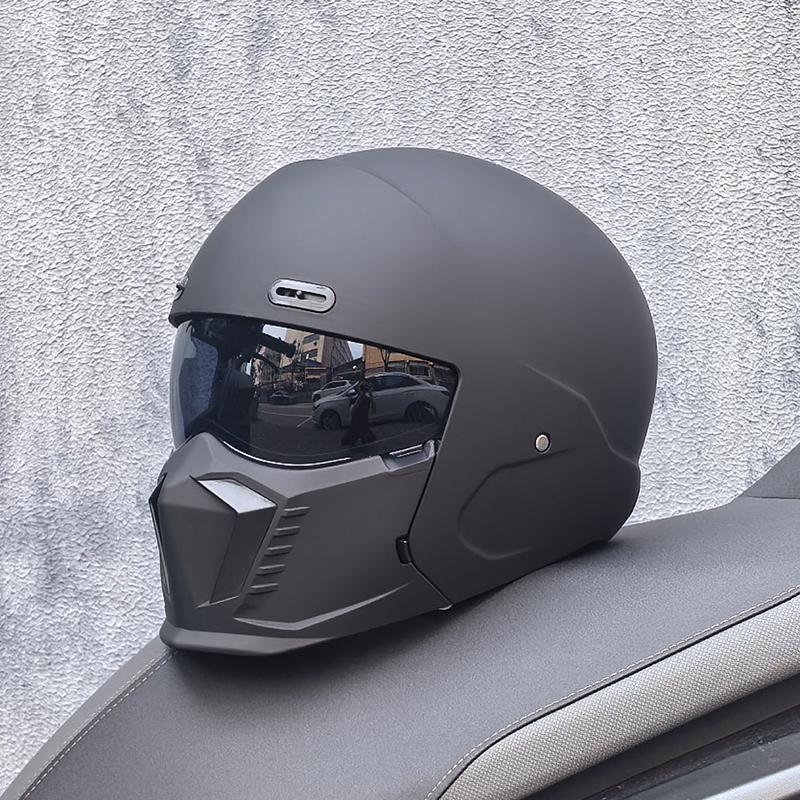 ORZ New Scorpion Retro Motorcycle Cascos Moto Locomotive Personality Multi-purpose Combination Helmet Half M L XL XXL XXXL