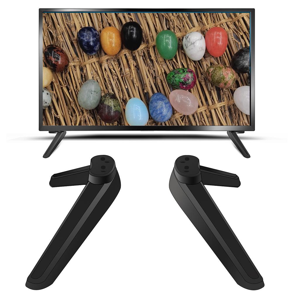 TV Base Stand For Multiple TV Models Universal TV Legs Installation Holes 17mm-20mm  Pedestal Feet
