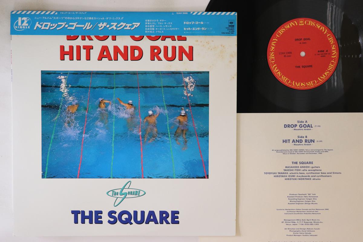 

12inch Record SQUARE - Drop Goal / Hit And Run 12AH1998 CBS SONY 1986 Japan Obi Jazz Used