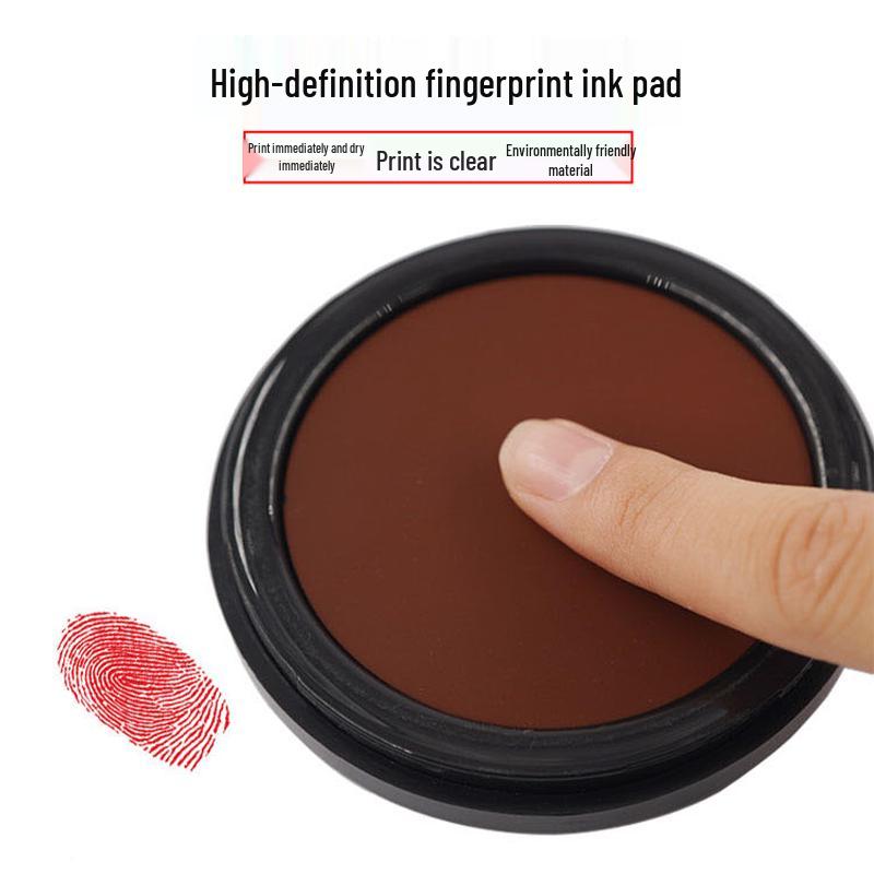 Almofada de Tinta Dupla HD Hui Feng: Mini Prensa de Impressão Digital e Cinábrio