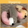 Cute Cartoon Long Tongue Puppy Design Portable Neck Pillow For Travel Rest And