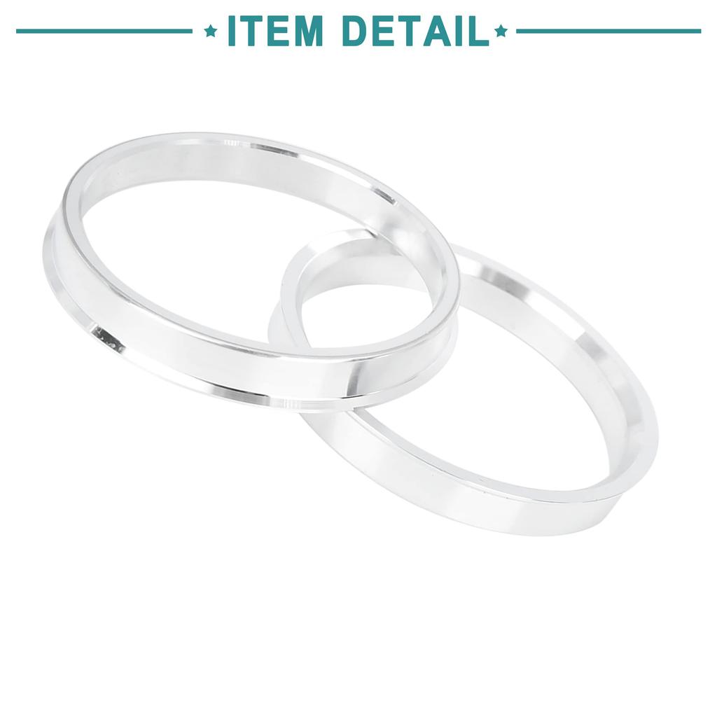 ACROPIX Automotive 60.1mm -54.1mm Hub Centering Wheel Boacenter Silver Tone 4pcs