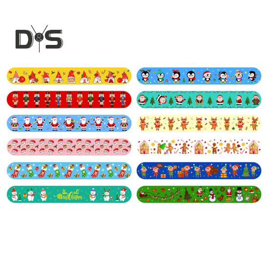 

12 шт. держателей для рулонов рождественской упаковочной бумаги, многоразовые зажимы для упаковки рождественских плакатов, зажимы для хранения, декор для вечеринок A