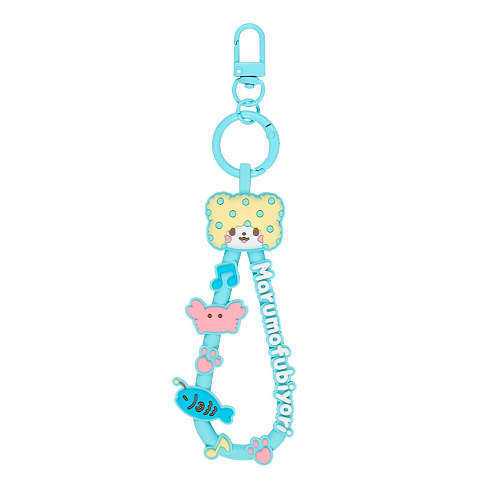 Sanrio Rubber Cord Keychain Grand Prix 1st Marumofubiyori 829528 (Character Edition)