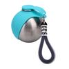 Portable Dog Water Bottle for Small Dogs Stainless Steel Body Silicone Bowl for Walking Hiking Travels with Clip and