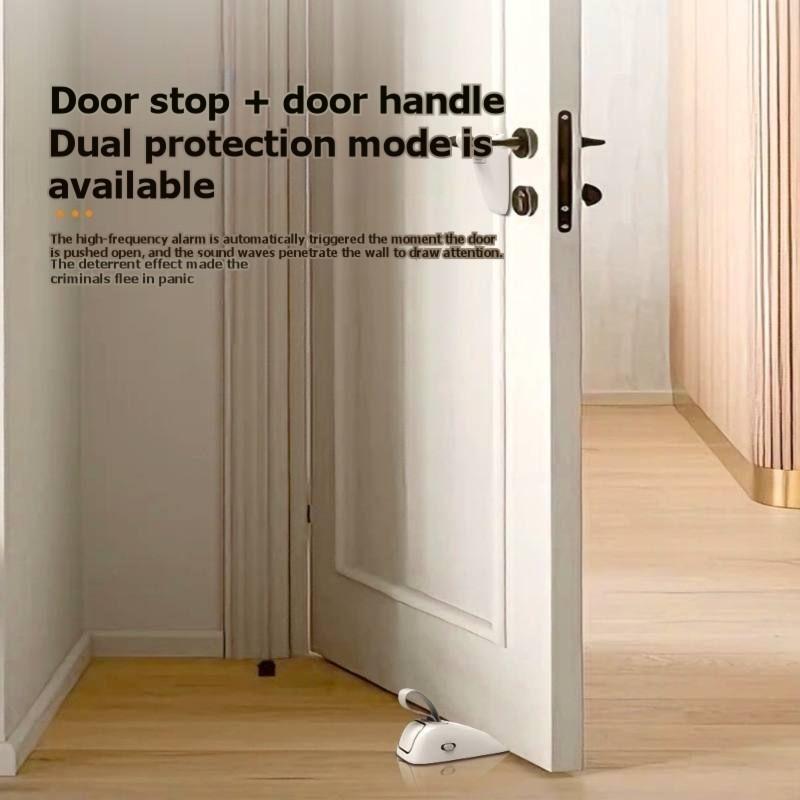 T21C Alarm For Doors-Portable Door Stopper Home Security Device Alert, 120Db Loud, Ideal For Travelers& Hotel Stays