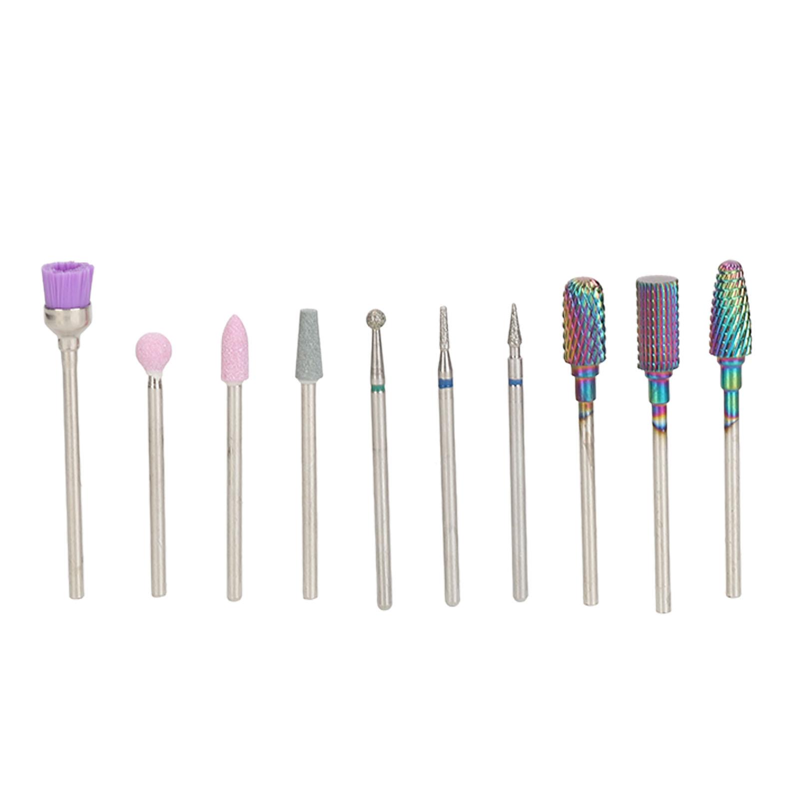 

Набор сверл для ногтей из вольфрамовой стали, шлифовальная головка для нейл-арта, инструмент для удаления омертвевшей кожи и полировки ногтей