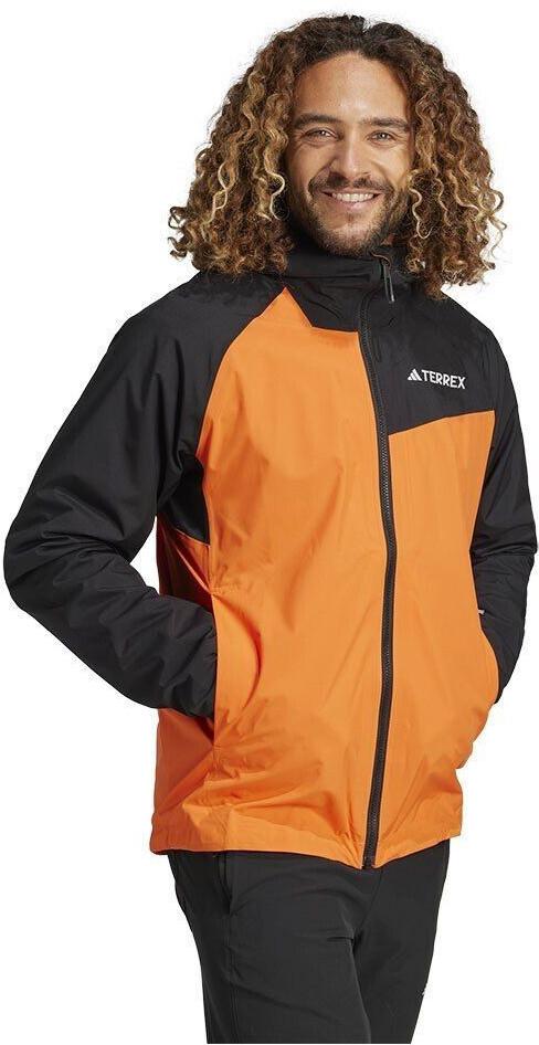 Куртка Adidas Terrex Multi 2L RAIN RDY дождевая куртка полупрозрачная оранжевая черная