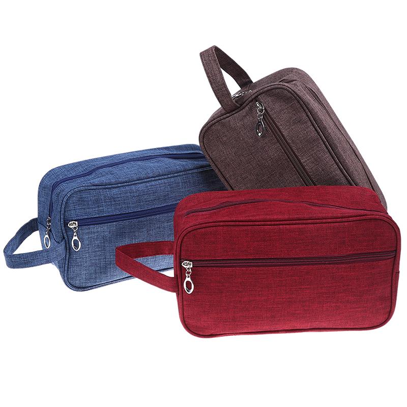 Women Men Cosmetic Canvas Case Makeup Bag Women Travel Waterproof Toilet Bags