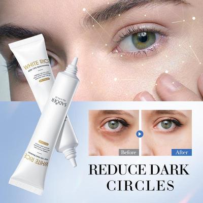 SADOER White Rice Nicotinamide Brightening Eye Cream Brightens and Moisturizes Eyes