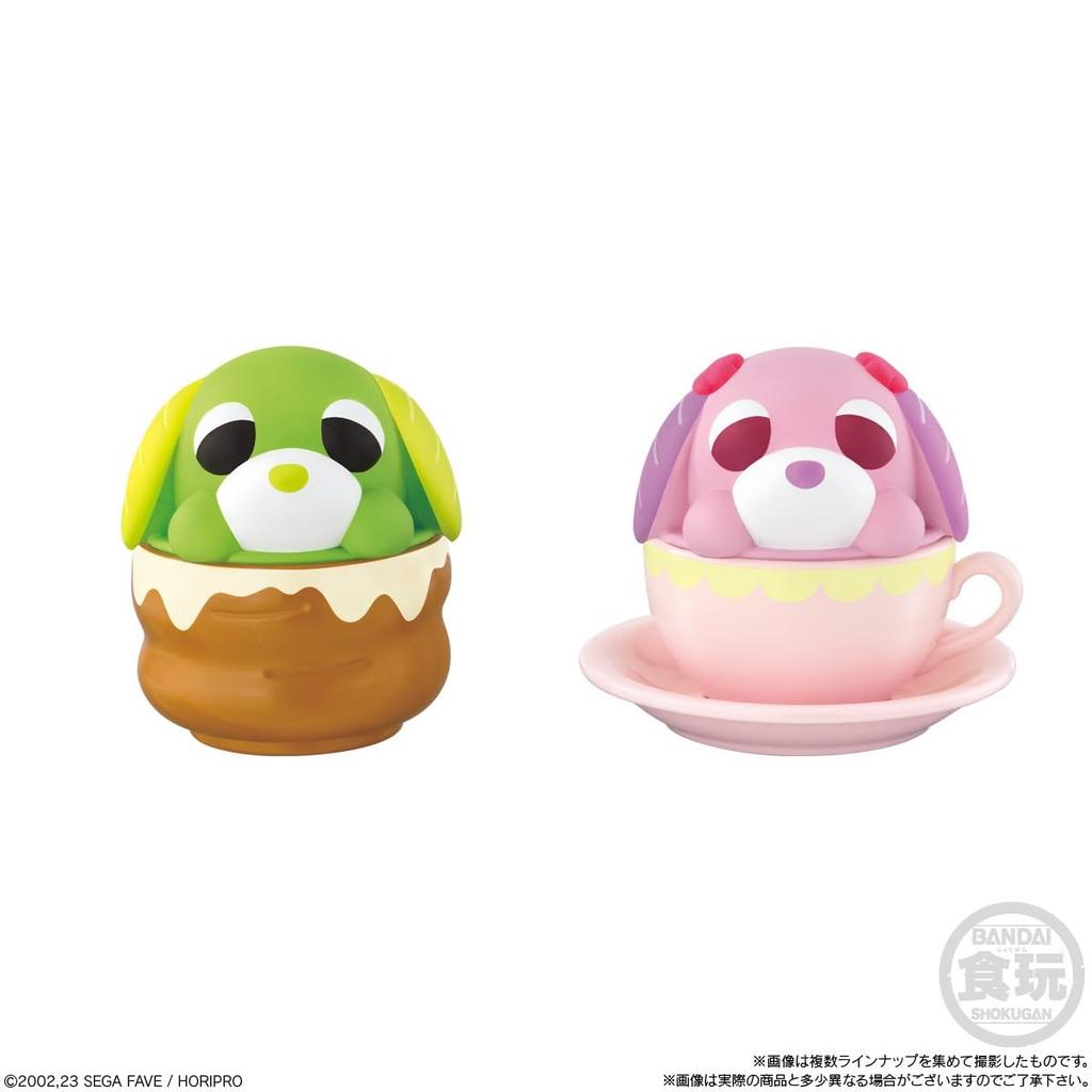Bandai Case Chewing Gum Candy Toy Set of Ocha-inu "Hot" [BOX 12]