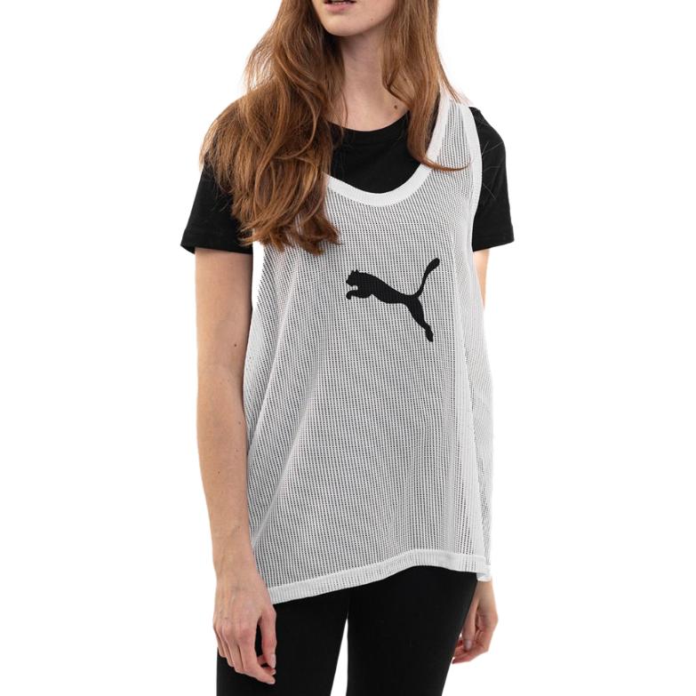 Puma Okrągły Dekolt Bez Rękawów Logo Tank Top Męskie Topy Biały 657251-04