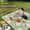 Thickened Ultrasonic Picnic Blanket Waterproof Foldable Extra Large Beach Camping Mat for Outdoor Family Picnic Music Festival