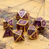 DND Dice Set, Dungeons and Dragons Dice with D20 Metal Dice Set for D and D Dice or RPG Role Playing MTG Tabletop Board Games, Shadowrun Pathfinder