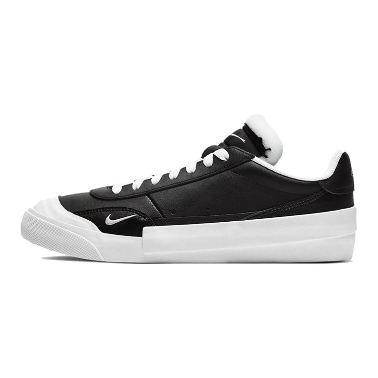 Nike Drop-Type Prm Low Top Kids Skate Shoes Kids Sneakers Black White CQ4383-003
