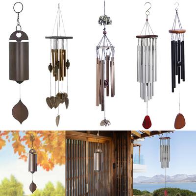 Campanello Eolico Eroico in Metallo Vintage Campanelli Eolici Risonanza Profonda Campana della Serenità per Esterno Casa Giardino Cortile Decorazione Arredamento per la Casa