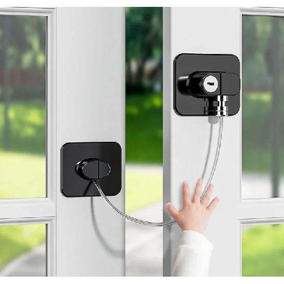 Baby Safe Refrigerator Lock with Key Code Lock Baby Safety Cabinet Lock Sliding Wardrobe Door Lock Home Limiter2028