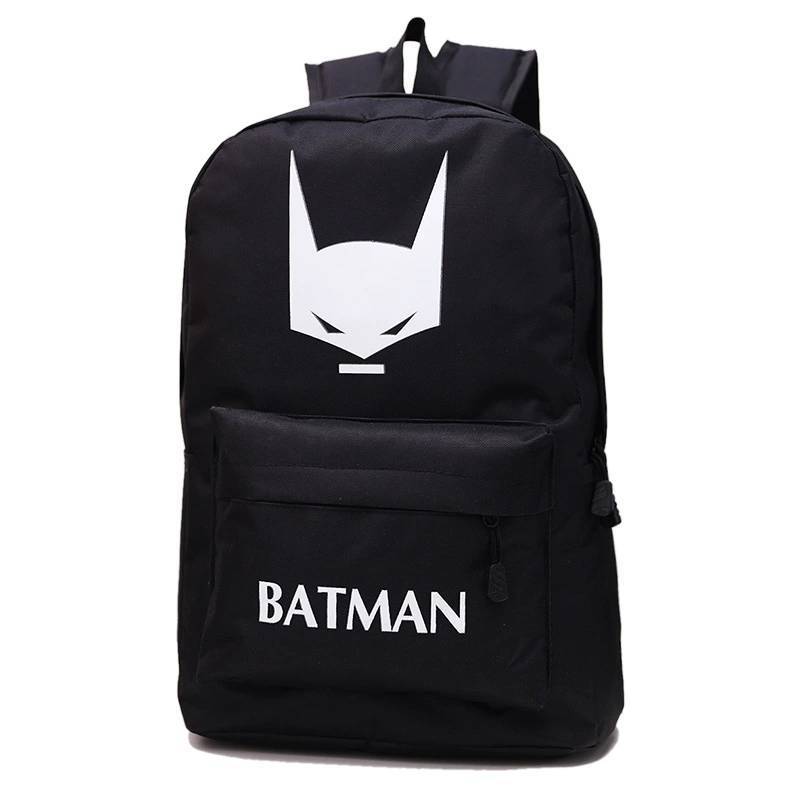 Spiderman Superman Captain America Character Backpack With Laptop Compartment For Students