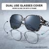Fit Over Oversized Glasses Fashion Glasses, Perfect Daily Wear, Photo Props, and Gift for Birthday, Valentine's Day